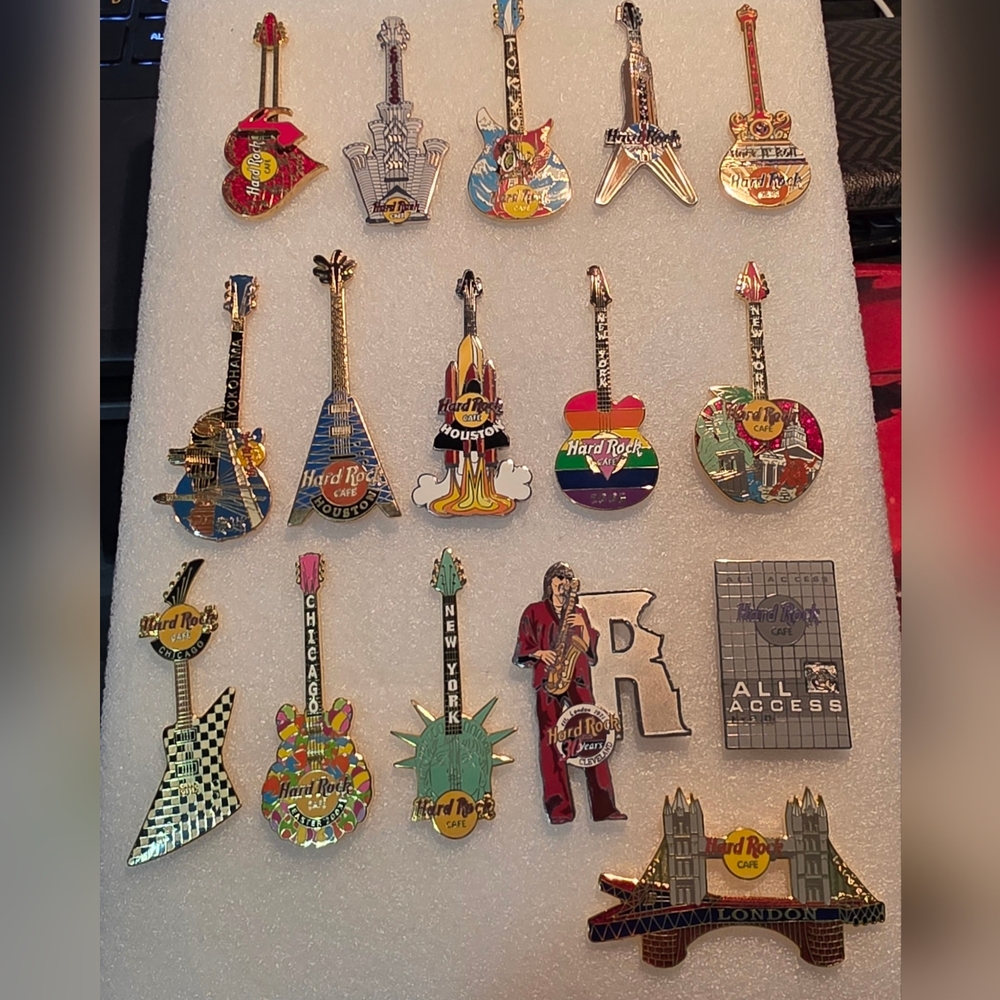 Hard Rock Cafe Pin Collection